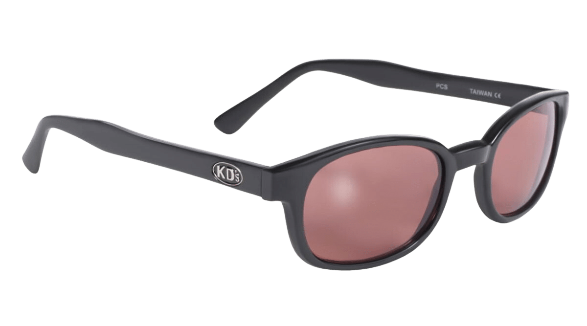 X-KD's 12120 - Rose - monture noir mat - Lunettes de soleil